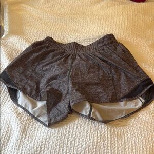 Gray Lululemon Hotty Hot Shorts